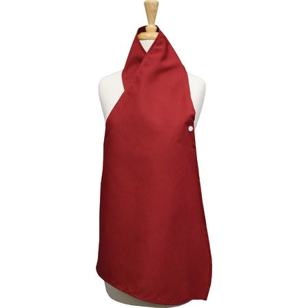 Snap Drape Polyester Black Dining Scarf, One Size Fits Most, 12/Case - Maroon