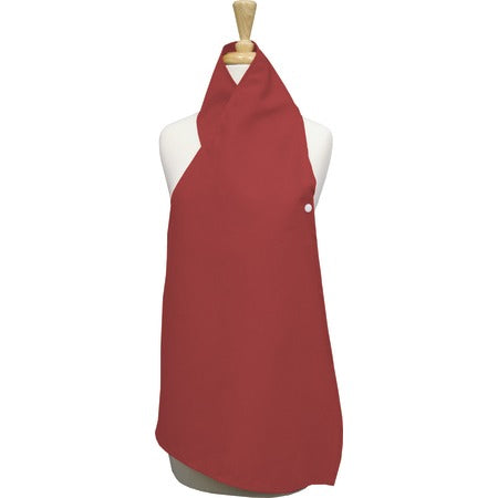 Snap Drape Polyester Black Dining Scarf, One Size Fits Most, 12/Case - Red