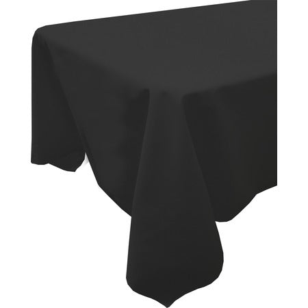 Snap Drape Polyester Table Cover, Black - 52"