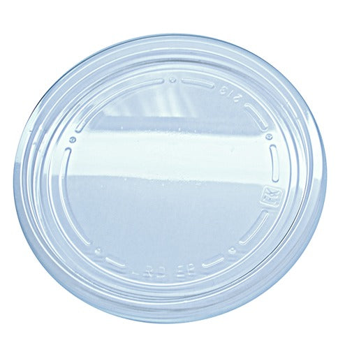 Fabri-Kal PET Plastic Lid, Clear, 500/Case - 8 oz.