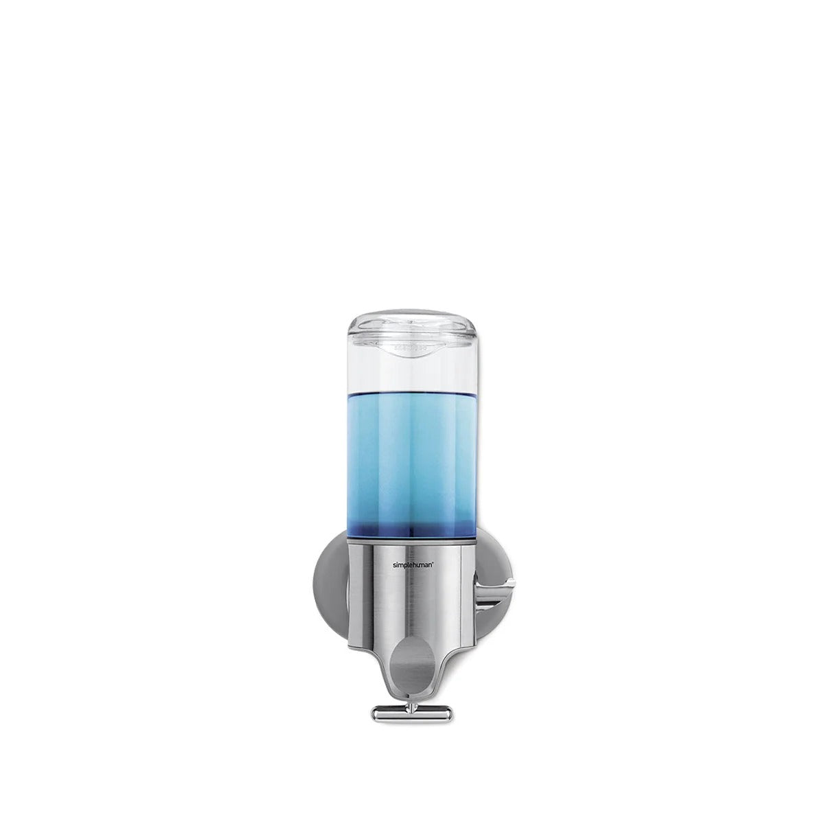 simplehuman Soap Dispenser, 9 5/8" High, Silver - 15 fl. oz.