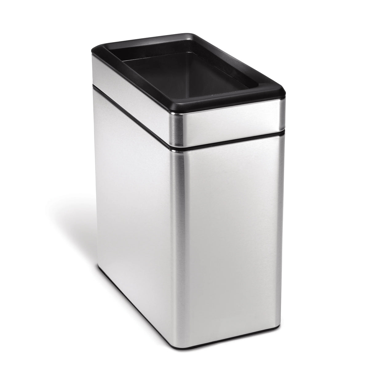 simplehuman CW1225 Stainless Steel Trash Can, 2.6 gal., Silver - Default Title
