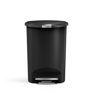simplehuman Step-On Trash Can - Black