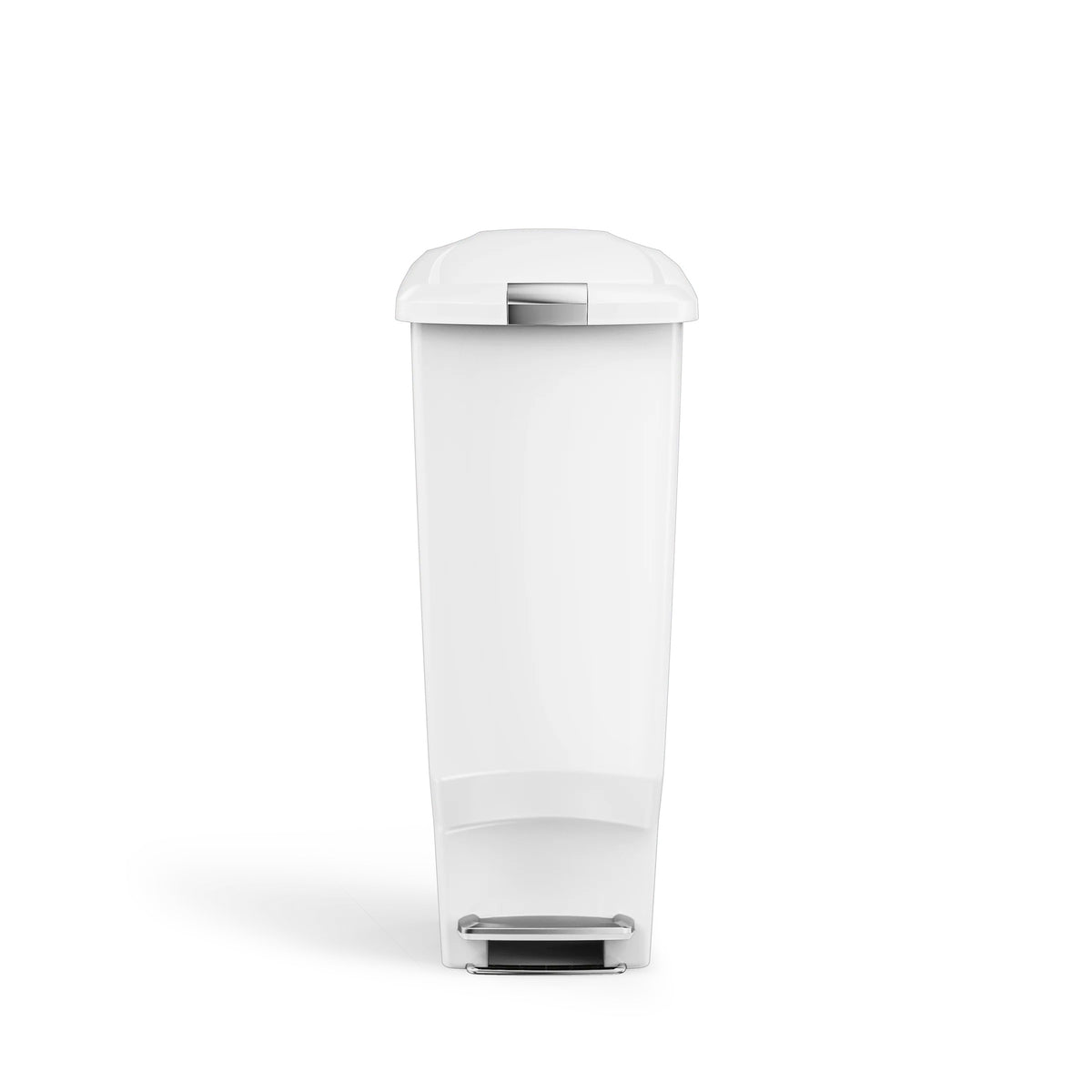 simplehuman Step-On Trash Can, 11 gal. - White