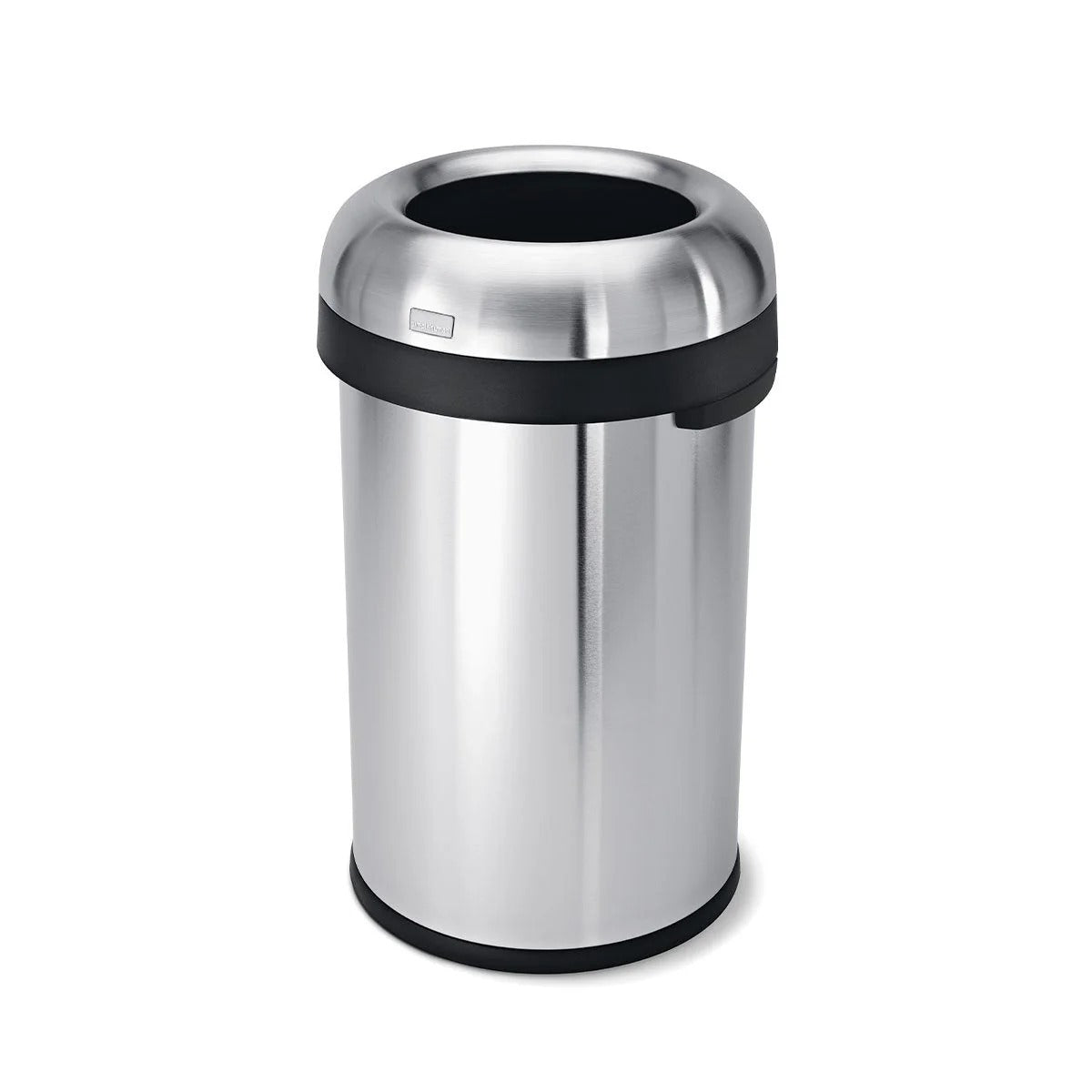 simplehuman Stainless Steel Trash Can, Silver - 21 gal. 80 Liters