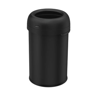 simplehuman Steel Trash Can, Black - 115 Liters 30 gal.