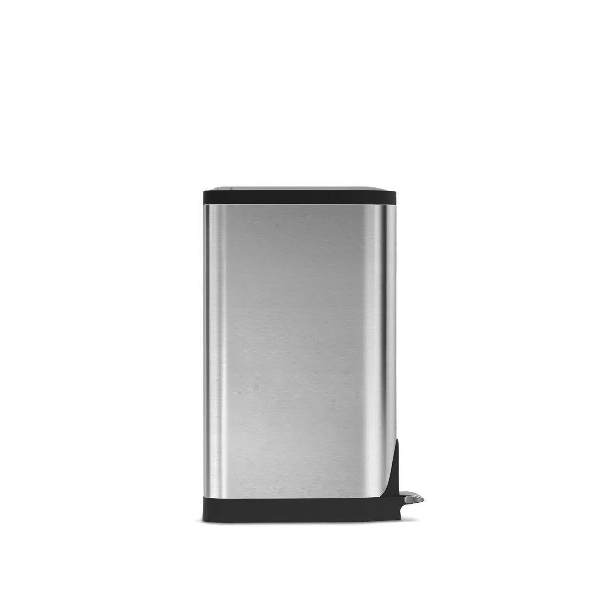 simplehuman CW1824 Stainless Steel Trash Can, 8 gal., Silver - photo 3