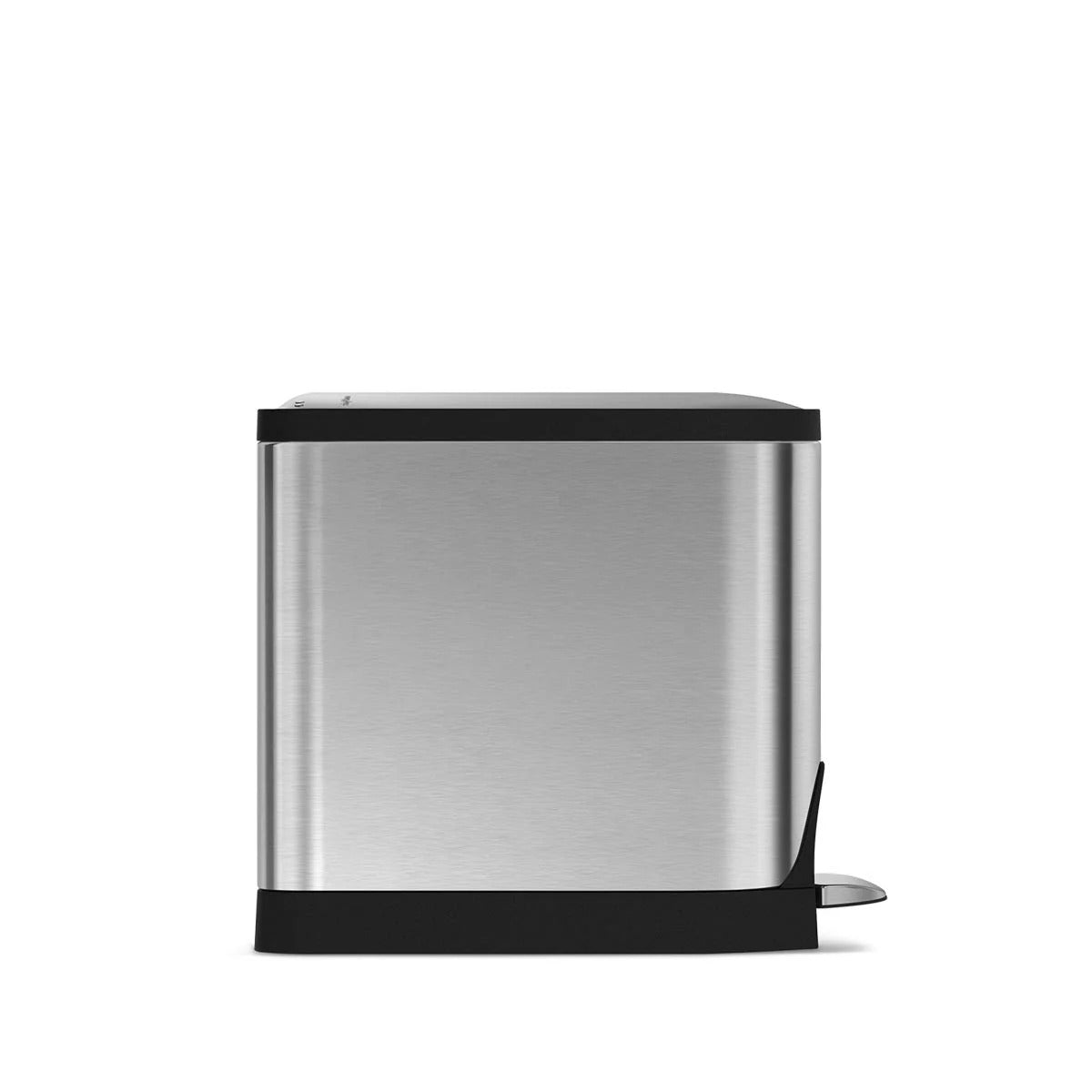 simplehuman CW1899 Stainless Steel Step-On Trash Can, 2.6 gal., Silver - photo 4