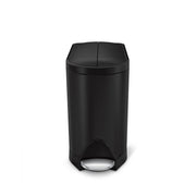 simplehuman CW1899 Stainless Steel Step-On Trash Can, 2.6 gal., Silver - photo 7