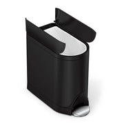 simplehuman CW1899 Stainless Steel Step-On Trash Can, 2.6 gal., Silver - photo 8
