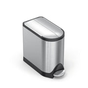 simplehuman CW1899 Stainless Steel Step-On Trash Can, 2.6 gal., Silver - Default Title
