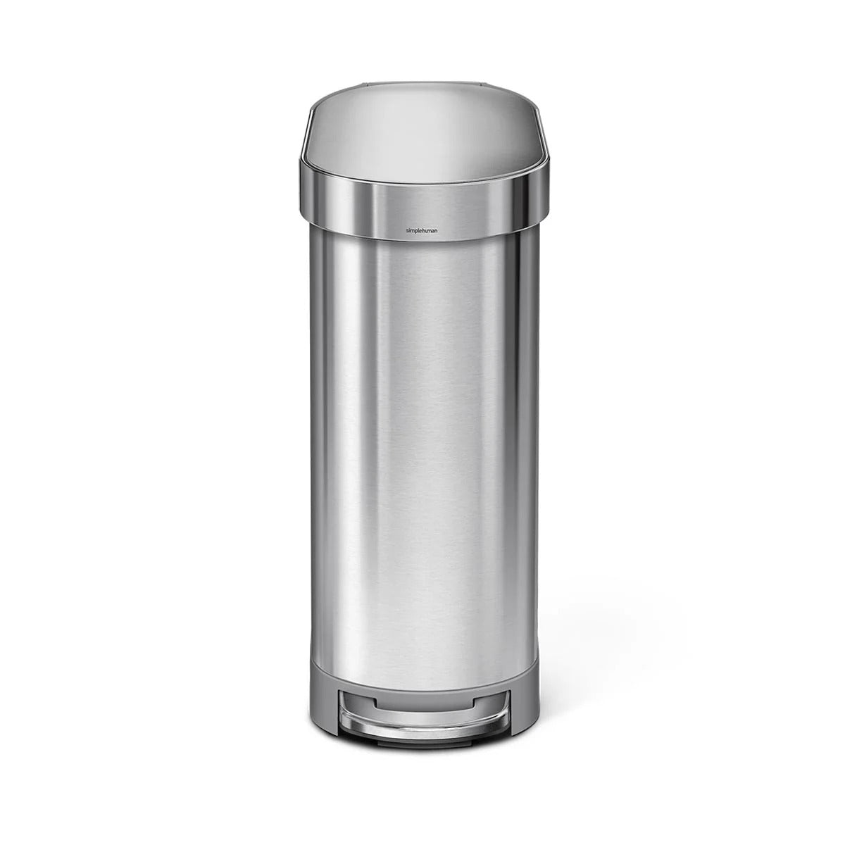 simplehuman Stainless Steel Step-On Trash Can, 12 gal. - photo 3