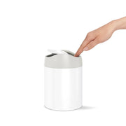 simplehuman Stainless Steel Countertop Trash Can, 0.4 gal. - photo 2