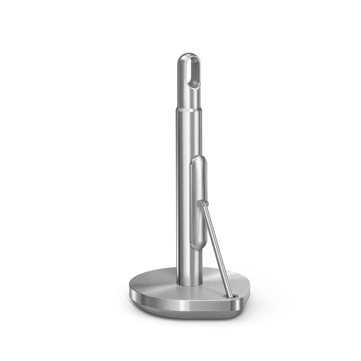 simplehuman KT1203 Stainless Steel Paper Towel Holder, 8" Wide, Silver - photo 2