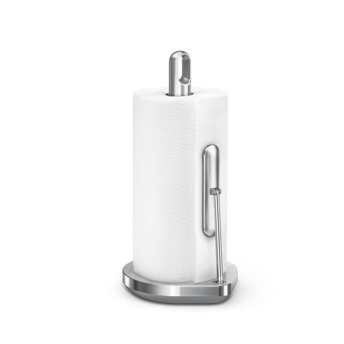 simplehuman KT1203 Stainless Steel Paper Towel Holder, 8" Wide, Silver - Default Title