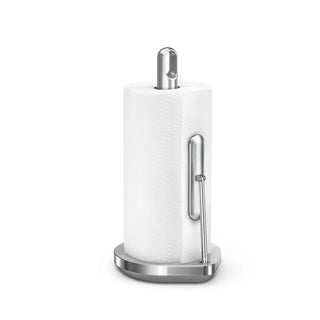 simplehuman KT1203 Stainless Steel Paper Towel Holder, 8" Wide, Silver - Default Title