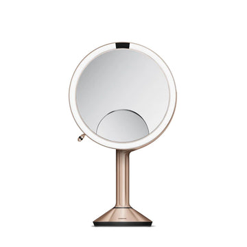 simplehuman ST3034 Stainless Steel Mirror, 9 1/8" Wide, Gold - Default Title