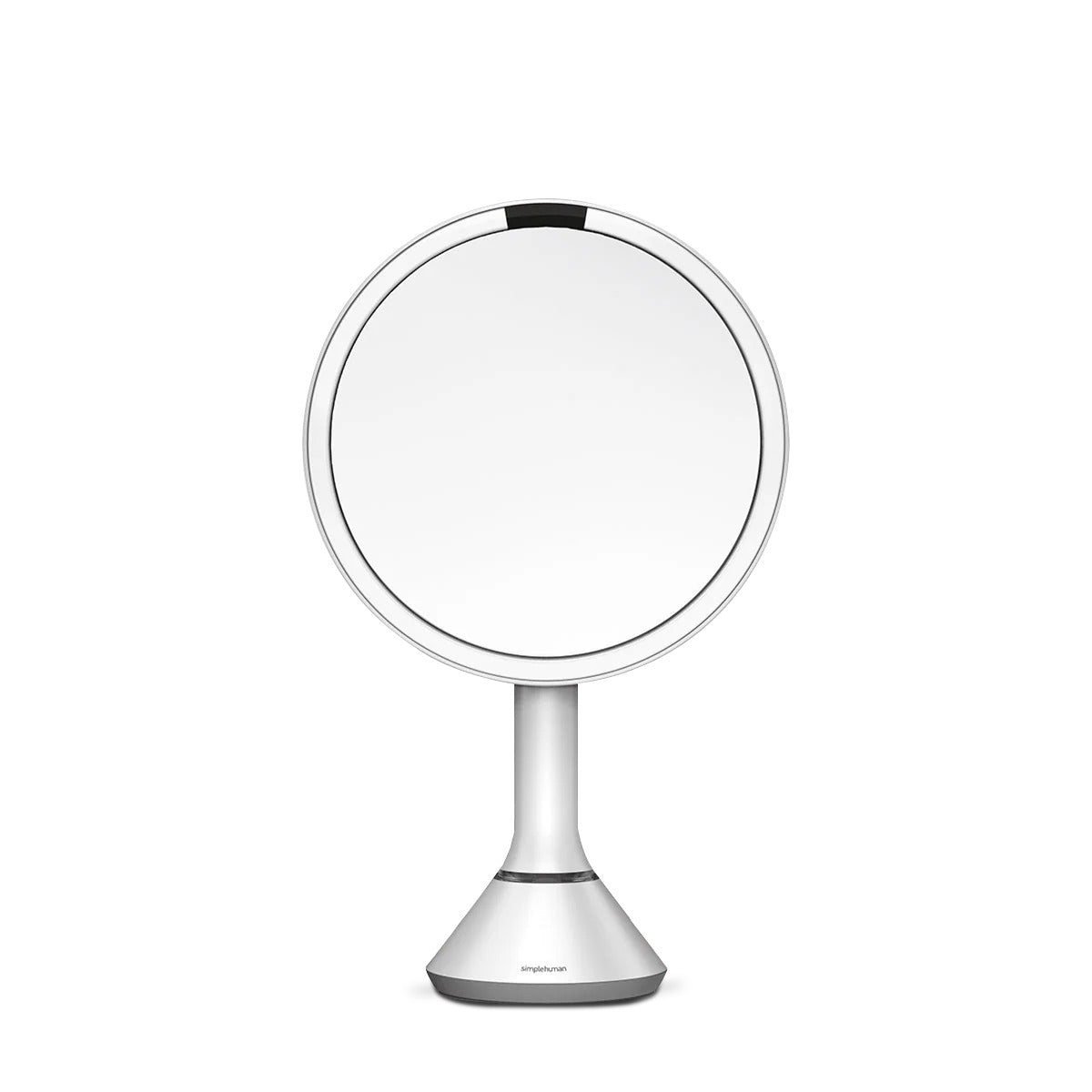 simplehuman Stainless Steel Mirror, 9 1/8" Wide - White