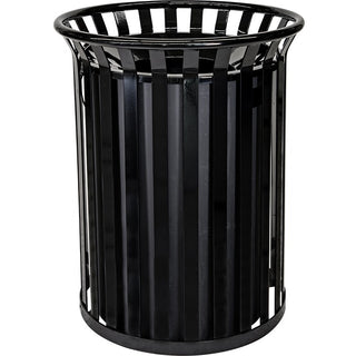 Ex-Cell Kaiser ARENA-X51 Arena Series Galvannealed Steel Trash Can, 51 gal., Black - ARENA-X51 BLK