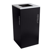 Ex-Cell Kaiser RC-KD36 Black Tie Kaleidoscope Bottles Receptacle, 36 gal. - RC-KD36-T Trash Can