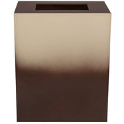 Ex-Cell Kaiser RC-GRD1 Gradience Collection Steel Trash Can, 33 gal. - Beige Brown