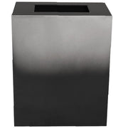 Ex-Cell Kaiser RC-GRD1 Gradience Collection Steel Trash Can, 33 gal. - Black Gray