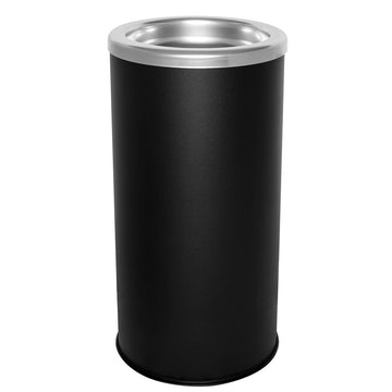 Ex-Cell Kaiser WR690 BLACK PERF Landscape Powder Coated Steel Trash Can, 10 gal. - Default Title