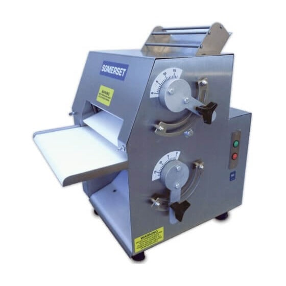 Somerset CDR-1100 Stainless Steel Two Stage Dough Sheeter, 15 1/4" Wide, 120V - Default Title