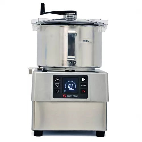Sammic Batch Bowl Processor, 11 3/10" Wide, 120V - KE-5V W/PERFORATD BLAD
