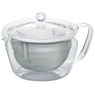 Hario CHZ-45T Cha Cha Zyusu Zen Glass Teapot, 15 oz., Clear - Default Title