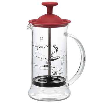 Hario CPSS-2-R Slim S Glass French Press, 8 oz. - Default Title