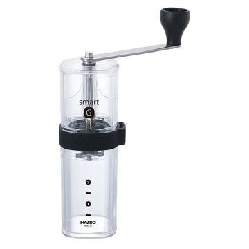 Hario MSG-2-T Smart G Manual Coffee Mill, 0.8 oz., Clear - Default Title