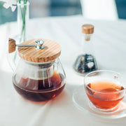 Hario TEO-70-OV Teaor Wood Glass Teapot, 24 oz. - photo 3