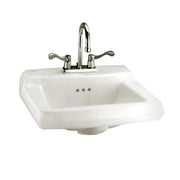 American Standard 0124131.020 China Wall-Mount Lavatory, 18 1/4" x 20", White - photo 2