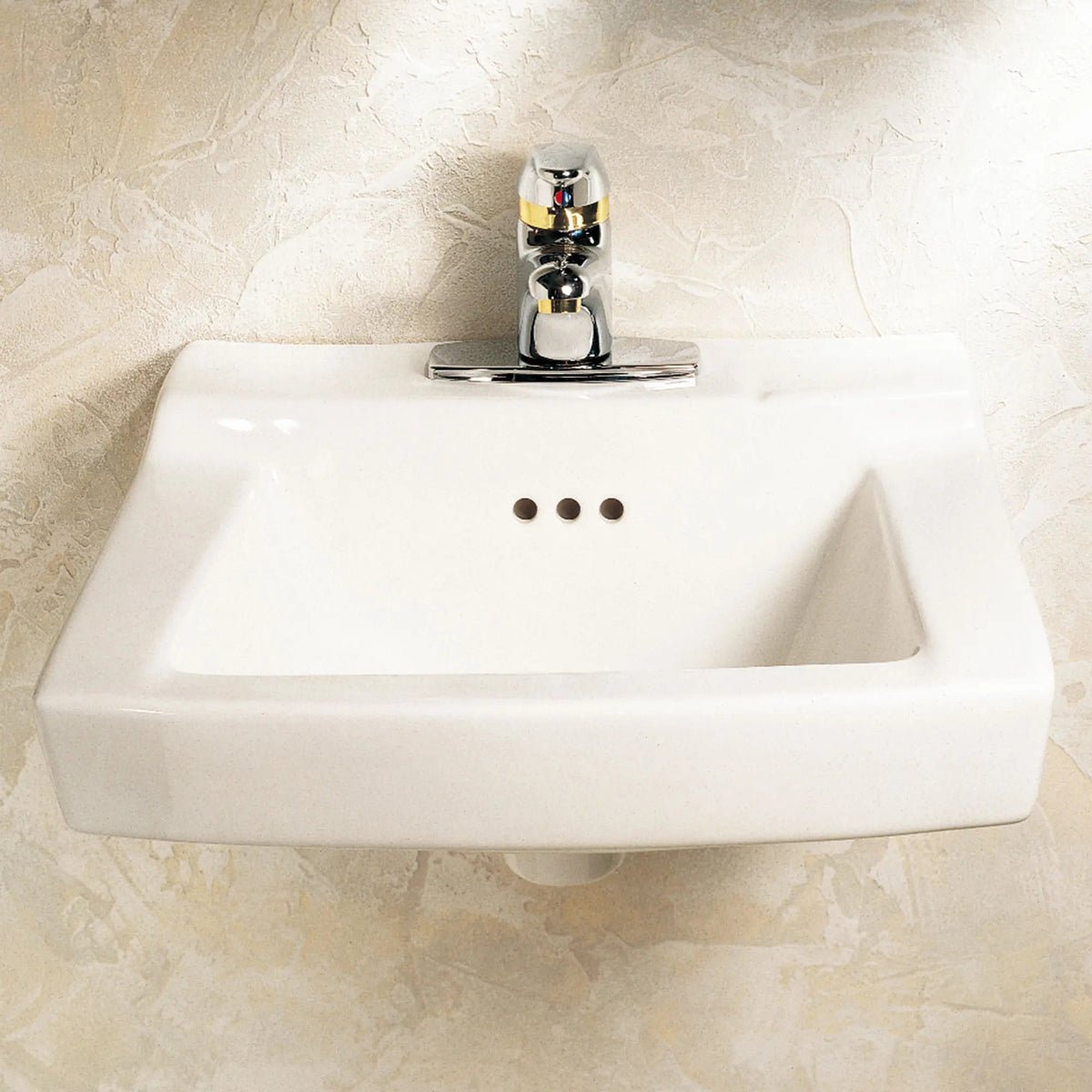 American Standard 0124131.020 China Wall-Mount Lavatory, 18 1/4" x 20", White - photo 3