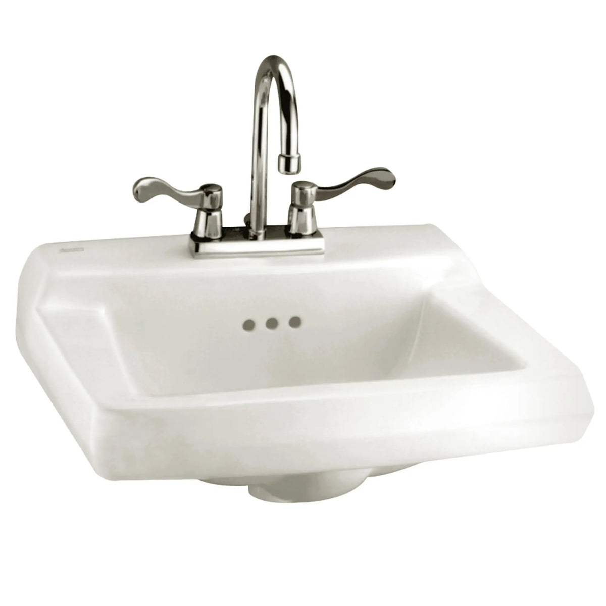 American Standard 0124131.020 China Wall-Mount Lavatory, 18 1/4" x 20", White - Default Title