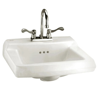 American Standard 0124131.020 China Wall-Mount Lavatory, 18 1/4" x 20", White - Default Title