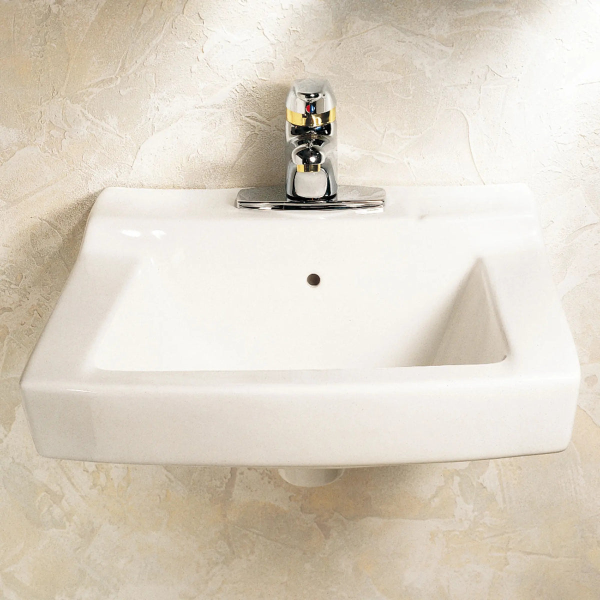 American Standard China Wall-Mount Lavatory, 17" x 19", White - photo 2