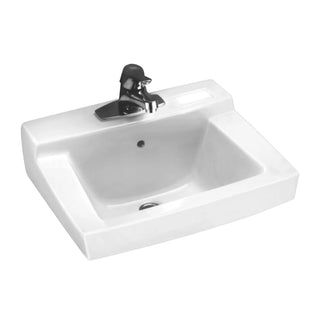 American Standard China Wall-Mount Lavatory, 17" x 19", White - 0321075.020