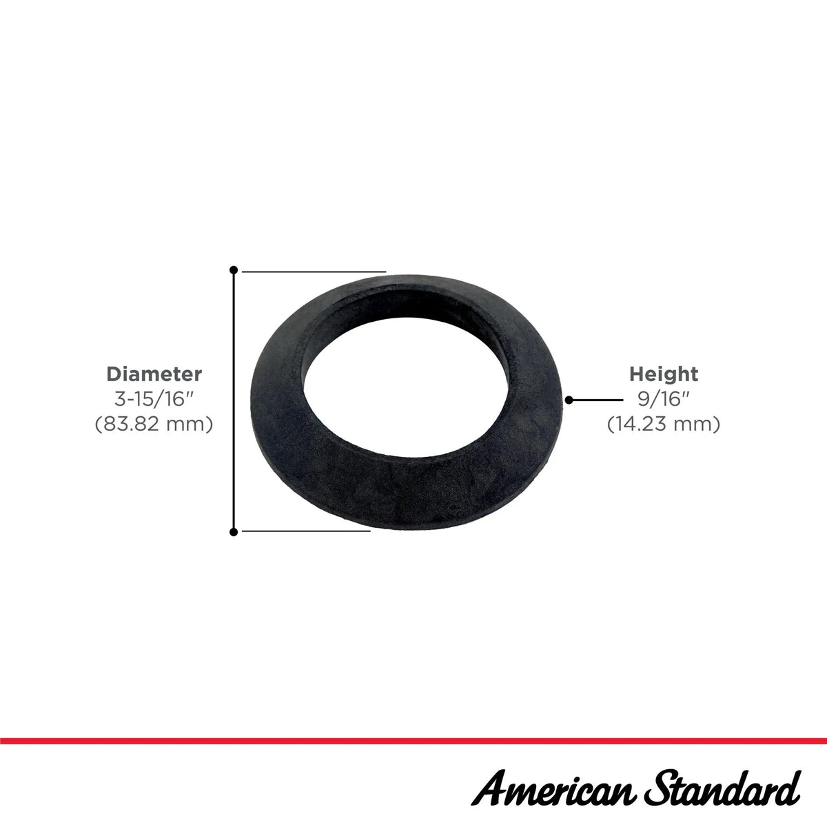 American Standard 034638-0070A Washer, Black - photo 3