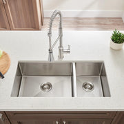 American Standard 18CR.9351800.075 Stainless Steel Undermount Sink, 18" x 35", Silver - photo 2