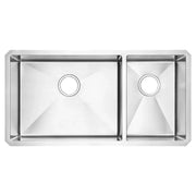 American Standard 18CR.9351800.075 Stainless Steel Undermount Sink, 18" x 35", Silver - Default Title
