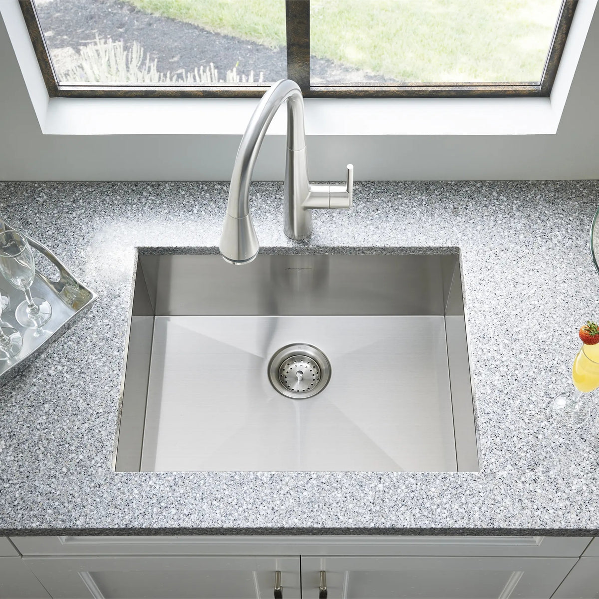 American Standard 18SB6252211.075 Stainless Steel Sink, 22" x 25", Silver - photo 2