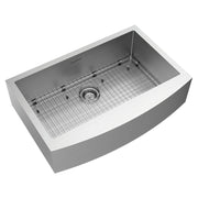 American Standard 18SB.9332200A.075 Stainless Steel Farmhouse Sink, 22" x 33", Silver - photo 2