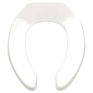 American Standard Toilet Seat, 14 3/8" x 18 9/16", White - 5901100.02