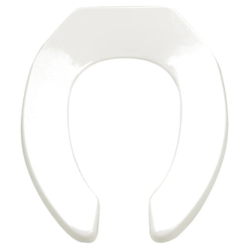 American Standard Toilet Seat, 14 3/8" x 18 9/16", White - 5901100.02