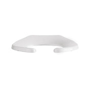 American Standard 5901100SS.020 Polypropylene Toilet Seat, 14 3/8" x 18 9/16", White - Default Title