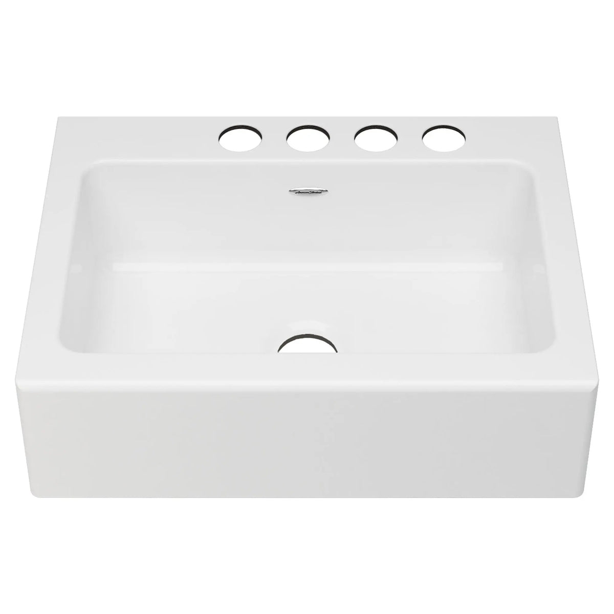 American Standard Enameled Cast Iron Undermount Sink, 8 13/16" High, White - 30"