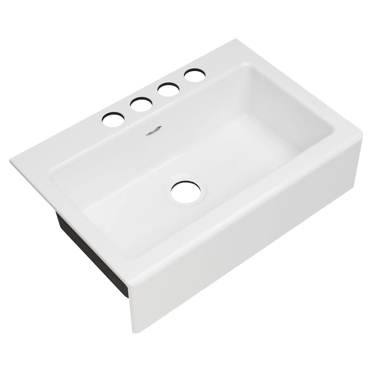 American Standard Enameled Cast Iron Undermount Sink, 8 13/16" High, White - photo 5