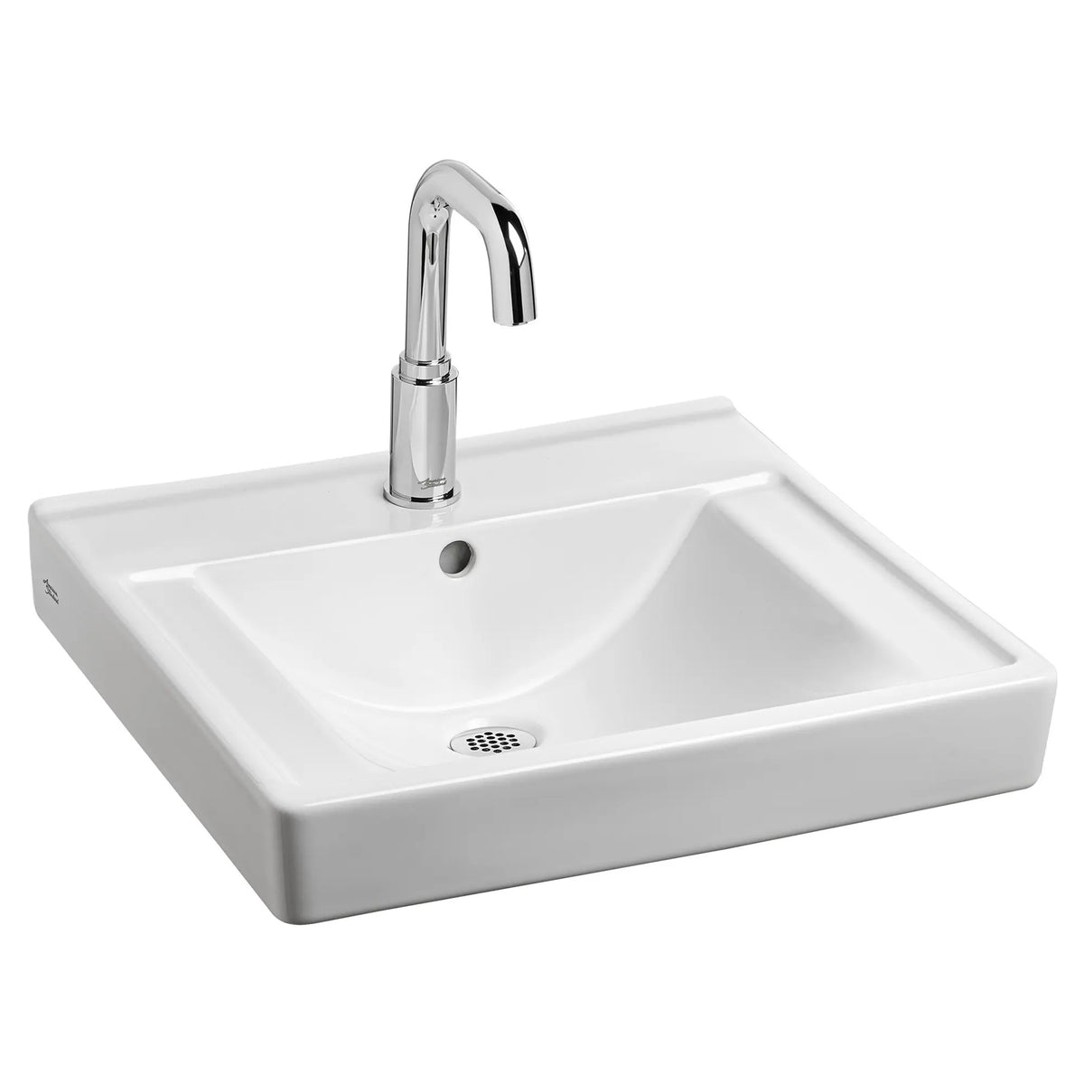 American Standard China Bowl Wall-Mount Lavatory, 18 1/4" x 20", White - photo 2